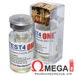 Test4 ONE - Mezcla Testosteronas - Sustanon 350 mg. Omega 1 Pharma - Es simplemente Sustanon testosterona, que proporciona la mejora de las bombas de los msculos 